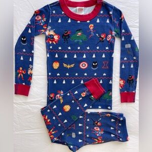 Hanna Andersson and Marvel Superhero Christmas Holiday Kids Pajama Set